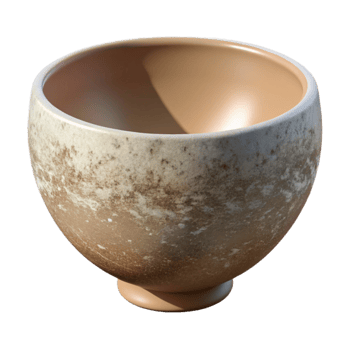 serene abstract Minimalist Bowl with Ceramic Finish exclusive png