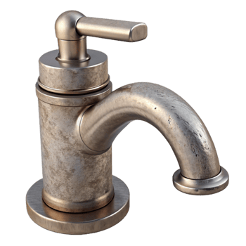 impressive abstract Modern Bathroom Faucet Brushed Nickel Cutout Element high quality png