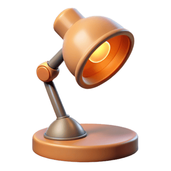 stunning abstract Modern Desk Lamp Warm Light Cutout Element png