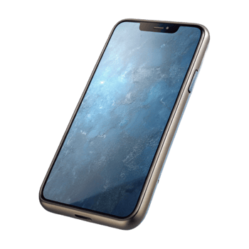 impressive vintage Modern Smartphone Front View with Transparent Background high resolution png