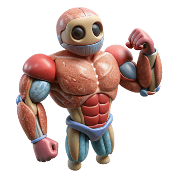 serene classic Nanobot Repairing Damaged Muscle Fiber Cutout high resolution png
