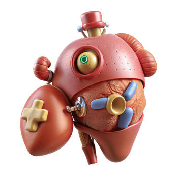 stunning traditional Nanobot Repairing Damaged Organ Cutout exclusive png