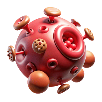 magnificent minimalist Nanorobots in Bloodstream Illustration Cutout professional png