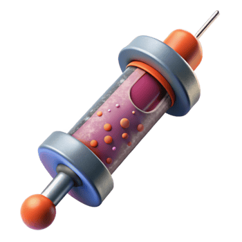 magnificent classic Nanotech Enhanced Syringe Isolated premium png