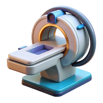 dramatic artistic Nanotech Powered Medical Scanner Isolated detailed png