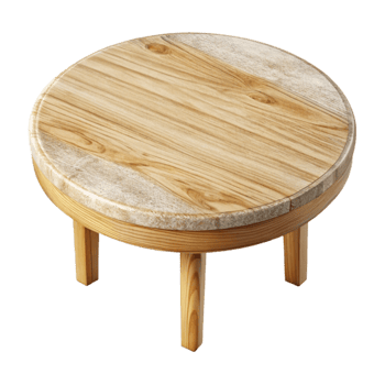 stunning artistic Natural Light Wood Table Top Transparent Background high resolution png