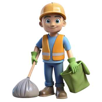 serene contemporary Neighborhood Cleanup Volunteers Cutout Action Shot exclusive png