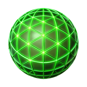 wonderful creative Neon Green Lines Representing Virtual Grid System Transparent Background genuine png