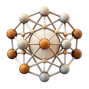 extraordinary abstract Neural Network Structure Simple Design Transparent Background original png