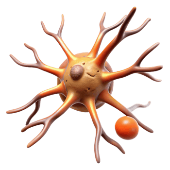 impressive artistic Neuron Firing Animation Sequence Transparent Background premium png