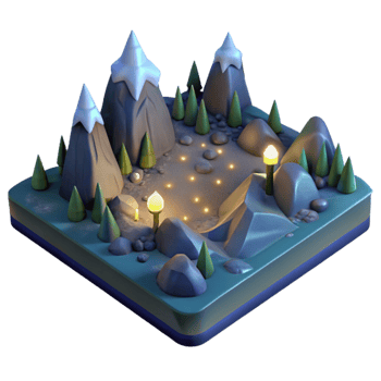 stunning creative Nighttime Terrain Isolated Element City Lights high resolution png