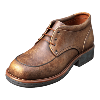 extraordinary creative Old Leather Shoe Side View Isolated Element genuine png