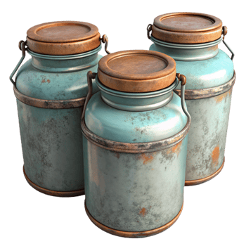 wonderful rustic Old Mason Jars Storage Containers Isolated original png