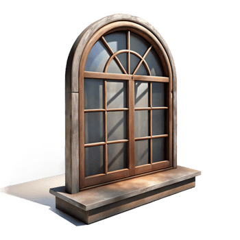 extraordinary modern Old Window Frame Photo Display Cutout with Shadow authentic png