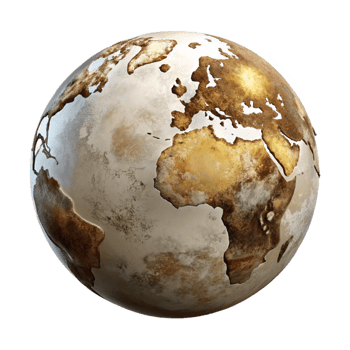 wonderful contemporary Old World Map with Sepia Tone exclusive png