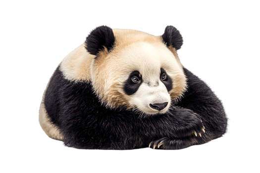 Adorable Baby Panda Portrait png