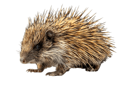 Adorable Baby Hedgehog Profile View png