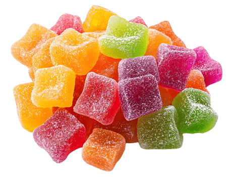 Assorted Colorful Jelly Candies png