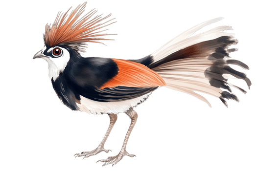 Colorful Bird Portrait png