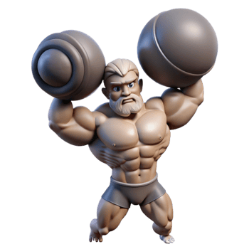 wonderful traditional A powerful titan holding up the heavens, straining under the weight. Dramatic lighting, muscular physique. Classical style genuine png