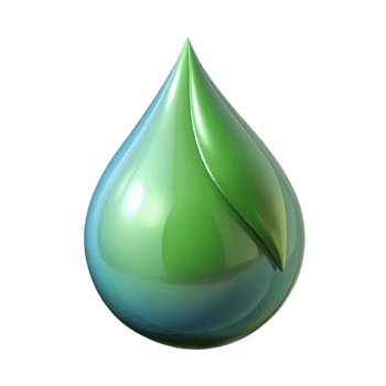 extraordinary contemporary A single, perfect raindrop falling from a leaf, crystal clear and reflecting the surrounding environment, macro photography style authentic png