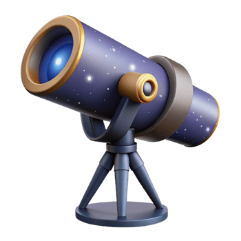 stunning rustic A telescope observing distant galaxies, dark, starry night sky, astronomical photography style professional png