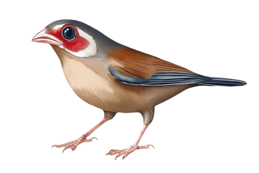 Detailed Illustration Of A Small Bird png