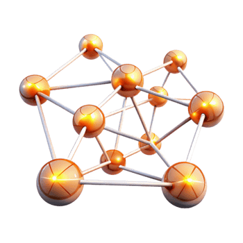 dramatic abstract A network of interconnected nodes glowing with data traffic, visualized as pulsing streams of light, illuminated by a dynamic, shifting light. Abstract style premium png