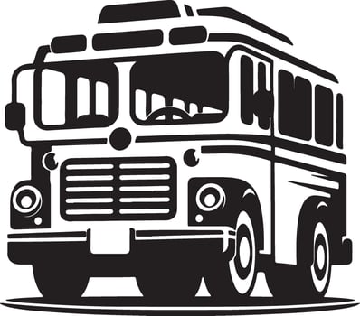 school bus icon illustration vector