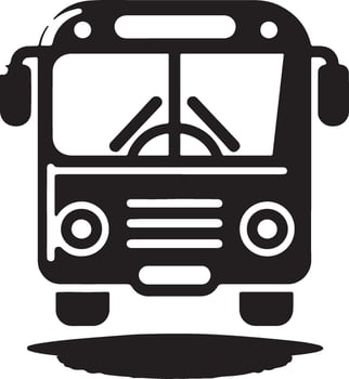 A bus icon illustration vector