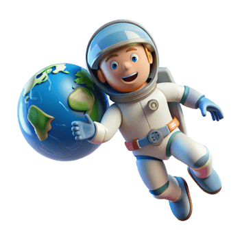 extraordinary abstract A space explorer floating in zero gravity, gazing out at the Earth, awe-inspiring and peaceful lighting, photorealistic genuine png