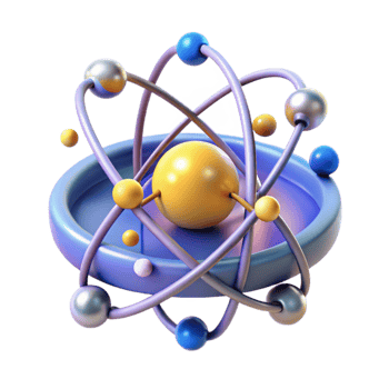 beautiful classic A quantum computer emitting streams of light particles, surrounded by equations, scientific illustration style genuine png