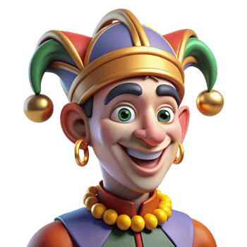 extraordinary vintage Portrait of a mischievous jester with colorful makeup and a bells-adorned hat, illuminated by stage lighting, in a Renaissance style exclusive png