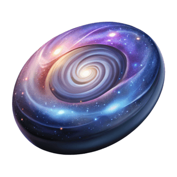 impressive traditional A telescopic view of a distant galaxy, swirling nebulae and bright stars, astrophotography style genuine png