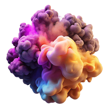 impressive vintage A swirling mass of colorful smoke and fog, lit by a dramatic, chiaroscuro lighting, baroque style premium png
