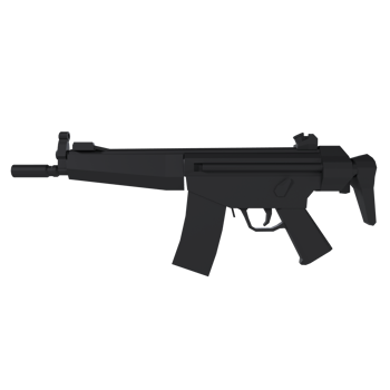 Modern firearm isolated on transparent png
