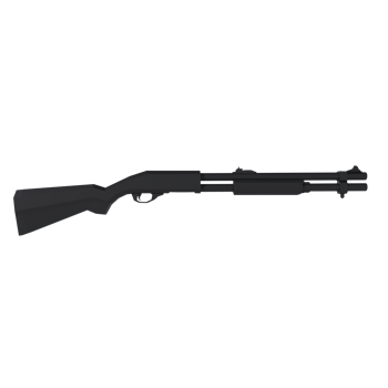 an shotgun weapon isolated on transparent png