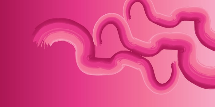 abstract pink wave background vector