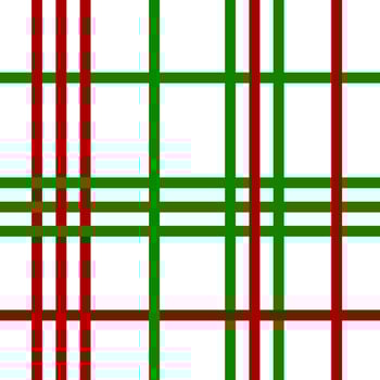 A plaid pattern in red and green vector