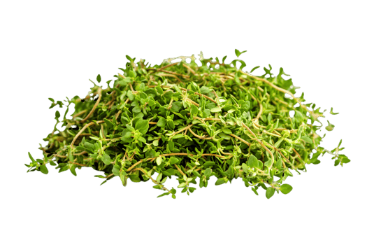 Fresh Thyme Bunch On Black Background png