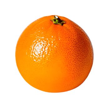 Single Orange Against Black Background png