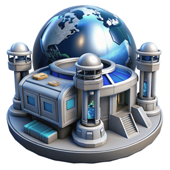 extraordinary traditional Sci-fi space station, modular design, docking bays, earth in the background remove background, futuristic architecture, 8k, original png
