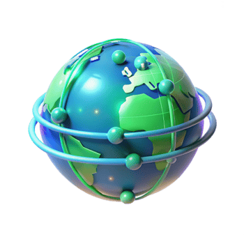 impressive modern A holographic projection of the Earth rotating slowly, intricate data streams flowing across its surface, cool blue and green lighting, futuristic and minimalist style genuine png
