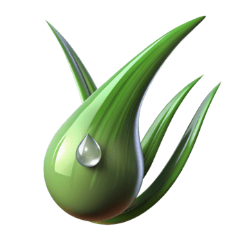 magnificent modern A close-up of a dewdrop on a blade of grass, macro photography, reflective surface high resolution png