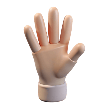 extraordinary contemporary A Human Hand Gracefully Extended Fingers high quality png