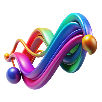 vibrant classic Abstract depiction of music, visualized as flowing streams of color and light, synchronized with rhythmic pulses, with a vibrant, dynamic aesthetic exclusive png