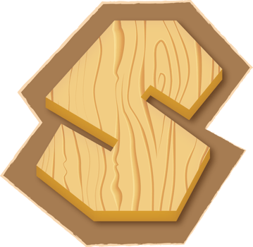 Letter S, Magazine Wooden Cutout png