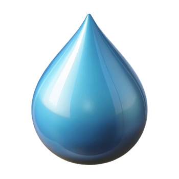 impressive creative A single drop of water, perfectly spherical, reflecting a gradient background, studio lighting, minimalist macro photography premium png