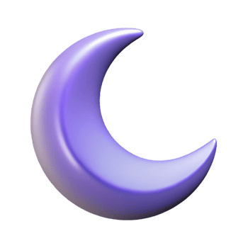 magnificent classic A crescent moon, highly detailed surface, dark, starry background, minimalist celestial theme premium png