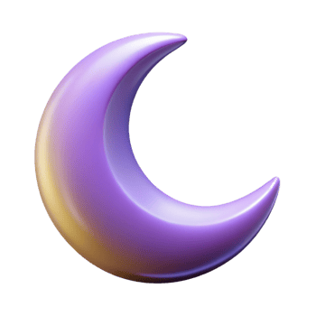 magnificent classic A crescent moon, highly detailed surface, dark, starry background, minimalist celestial theme 4K png